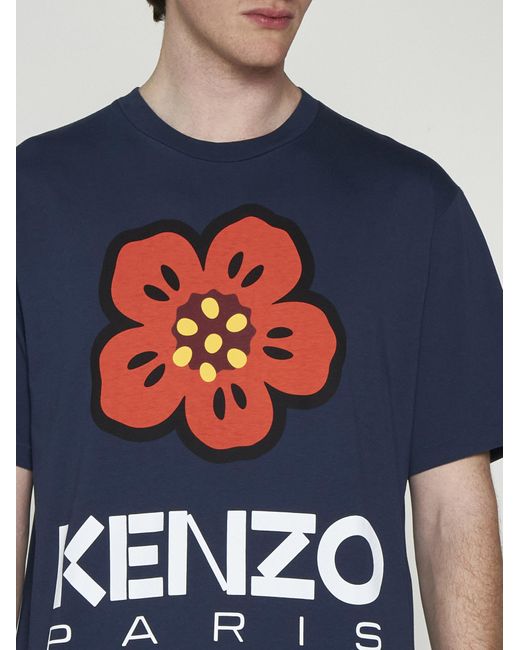 KENZO Blue T-shirts And Polos for men