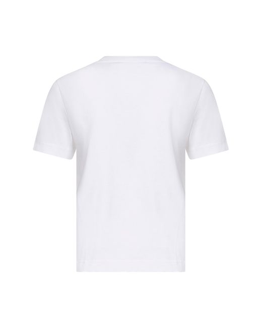 Jacquemus White Le T-Shirt Gros Grain Mc <Br