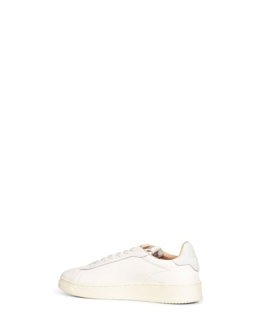 Autry White Leather Dallas Low Sneakers for men