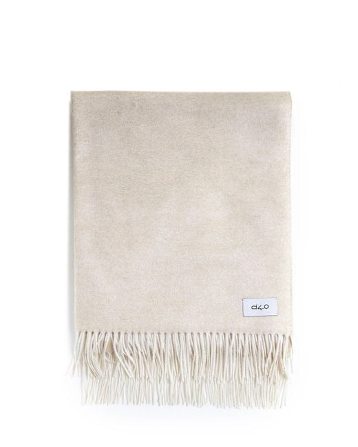 D 40 White Plaid With Fringes for men
