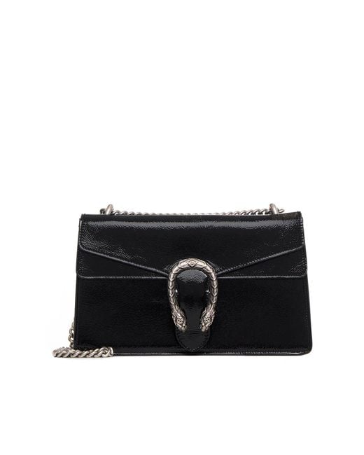 Gucci Black Dionysus Leather Small Bag