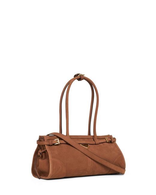 Prada Brown Cocoa Prada Bonnie Medium Handbag