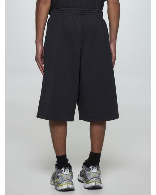 パンツ Balenciaga Cotton Oversized Shorts Balenciaga Under Armour Cotton Oversized Shorts in Blue for Men | Lyst