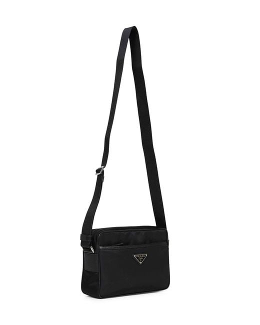 PRADA VIAGGIO Black Crossbody Bag for men