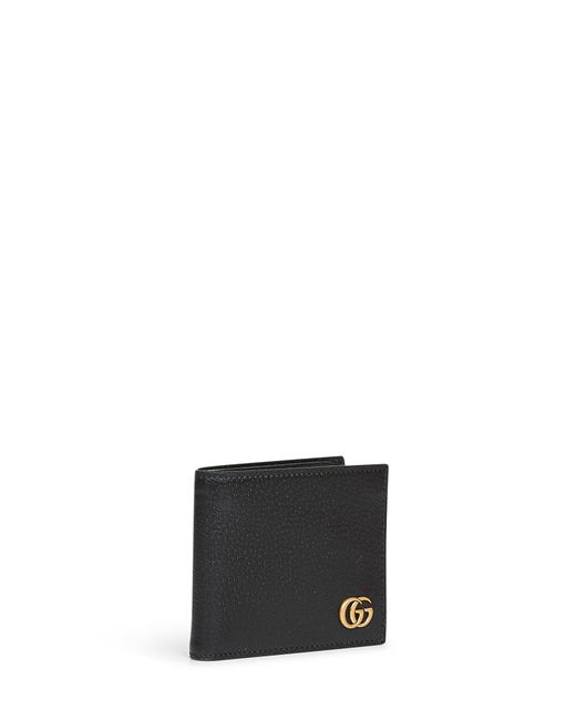 Gucci White Gg Marmont Bi-Fold Card Case Wallet for men