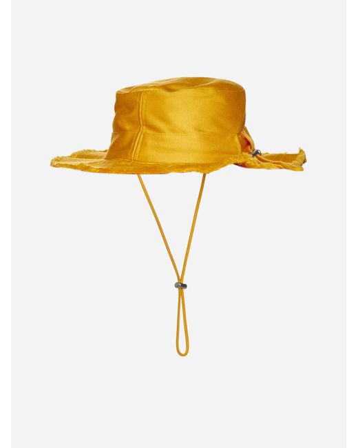 Jacquemus Orange Le Bob Artichaut Cotton Hat for men
