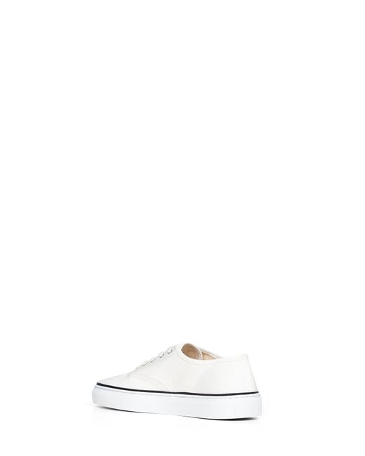 Jacquemus White Ivory Canvas The Féfé Skate Sneakers for men