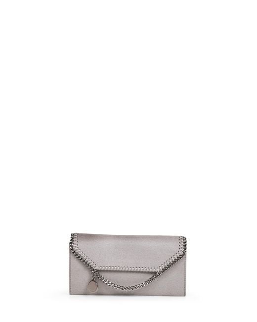 Stella McCartney White Light Falabella Wallet-On-Chain Crossbody