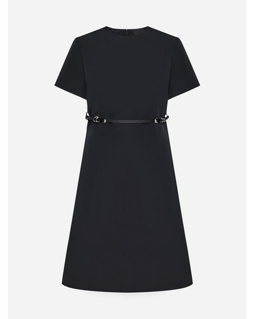 Givenchy Black Voyou Cotton-blend Dress