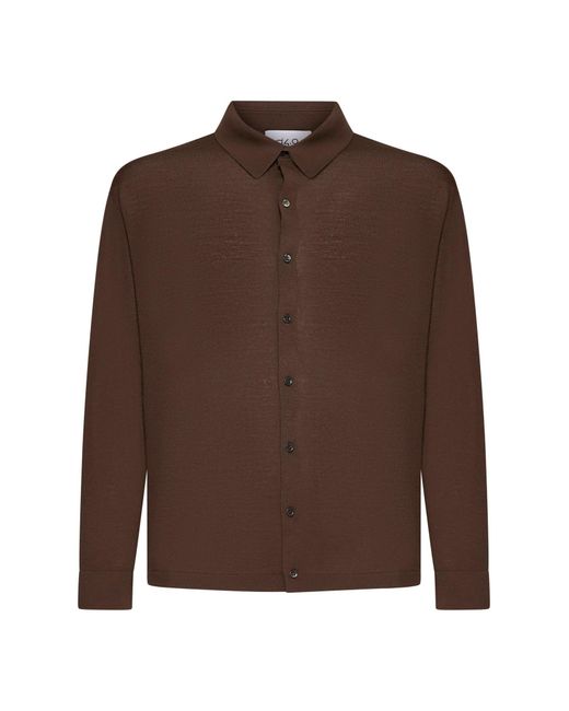 Camicia di D 40 in Brown da Uomo