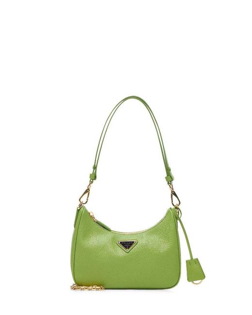 Mini Borsa Prada Re-Edition di Prada in Green