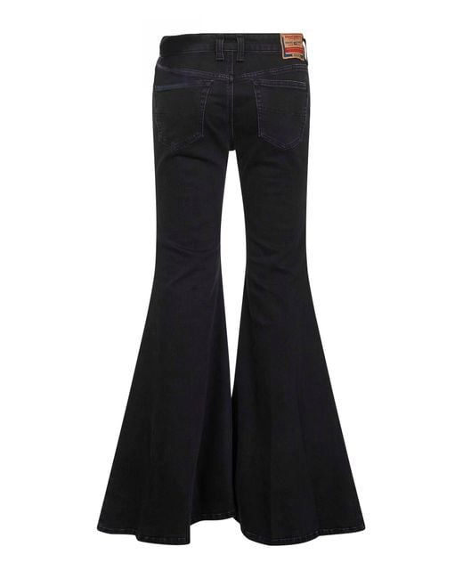 Jeans Flare Jeans 1970 D-Bleess 09M69 Nero di DIESEL in Blue