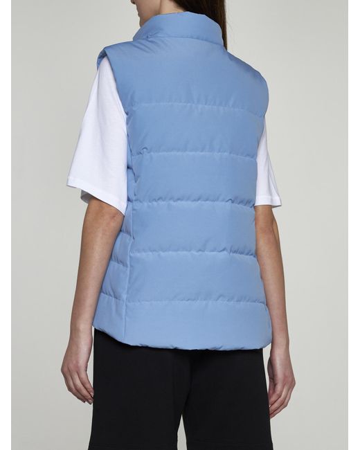 Canada Goose Blue Freestyle Quilted Nylon Down Vest