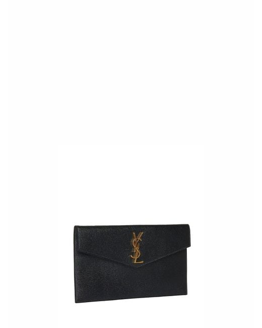 Saint Laurent White Uptown Pouch