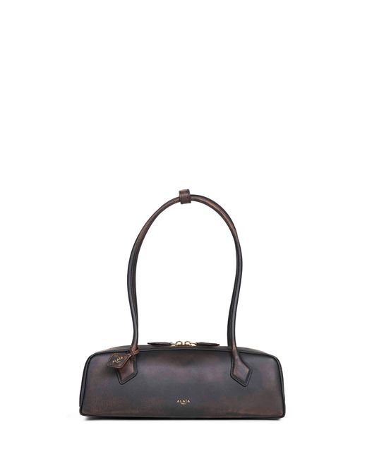 Alaïa Black Le Teckel Medium Shoulder Bag<Br