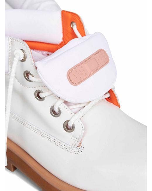 PDF White Off Leather Strada Ankle Boots<Br for men