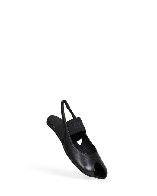 MM6 by Maison Margiela White Anatomic Numeric Slingbacks