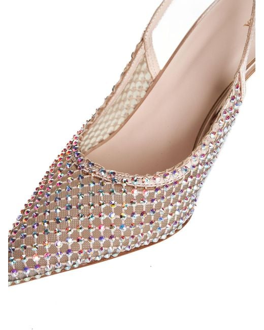 Le Silla White Sandals Embrace Lamé