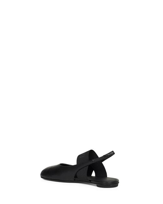MM6 by Maison Margiela White Anatomic Numeric Slingbacks