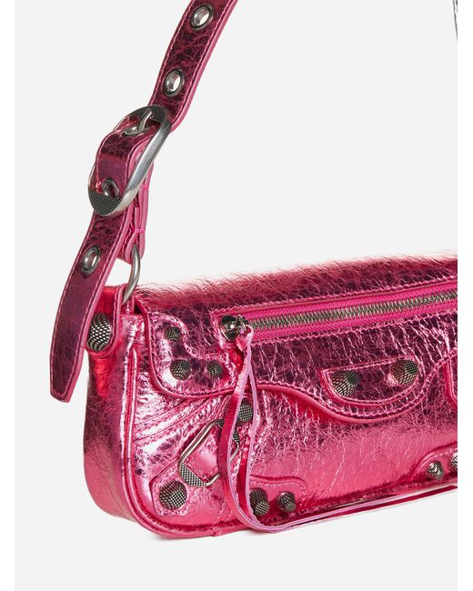 Balenciaga Pink Cagole Xs Leather Bag