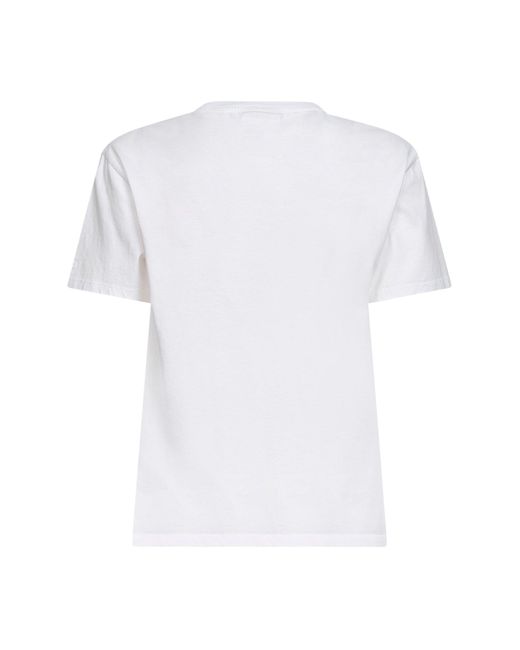 Mc2 Saint Barth White Cotton Jersey Emilie Embroidered T-Shirt