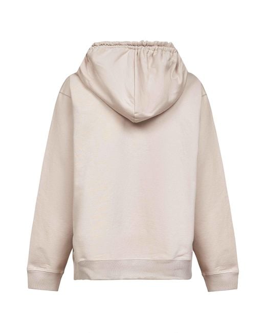 Dries Van Noten Natural Cotton Loose-Fit Hoodie for men