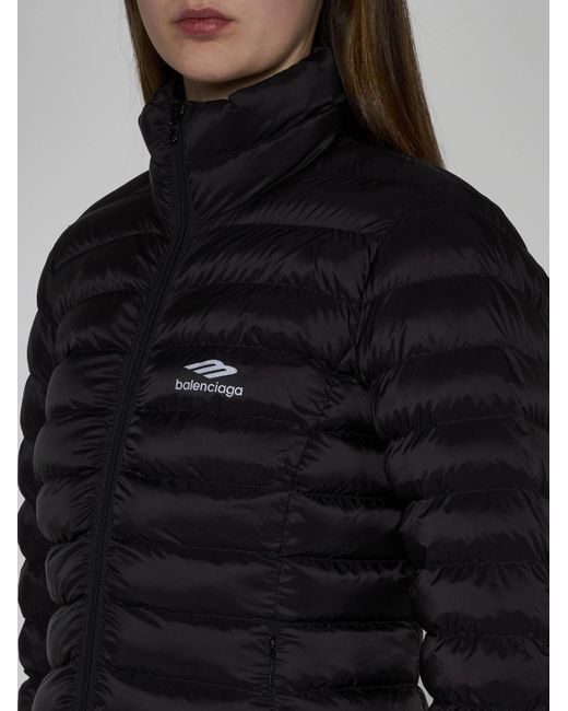 Balenciaga Black Ski Quilted Nylon Puffer Jacket