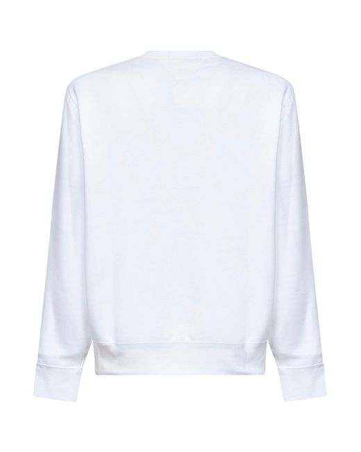 Polo Ralph Lauren White Cotton Blend Rl Sweatshirt for men