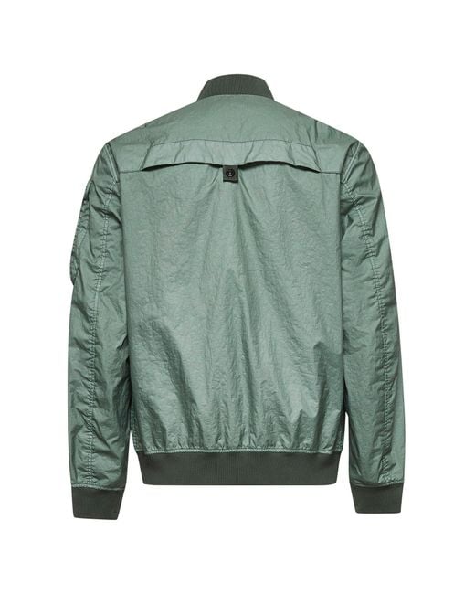 Stone Island Green Membrane 3L Tc Bomber Jacket for men