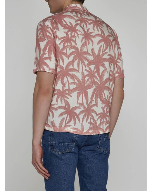 Palm Angels Pink Shirts for men