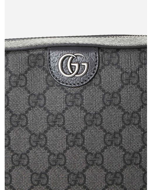 Gucci White Ophidia GG Fabric Medium Bag for men
