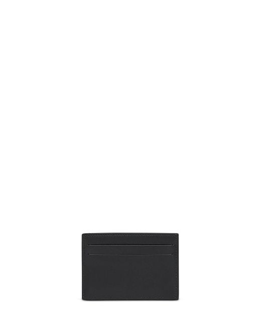Fendi White Slim Squared Ff Card Holder for men