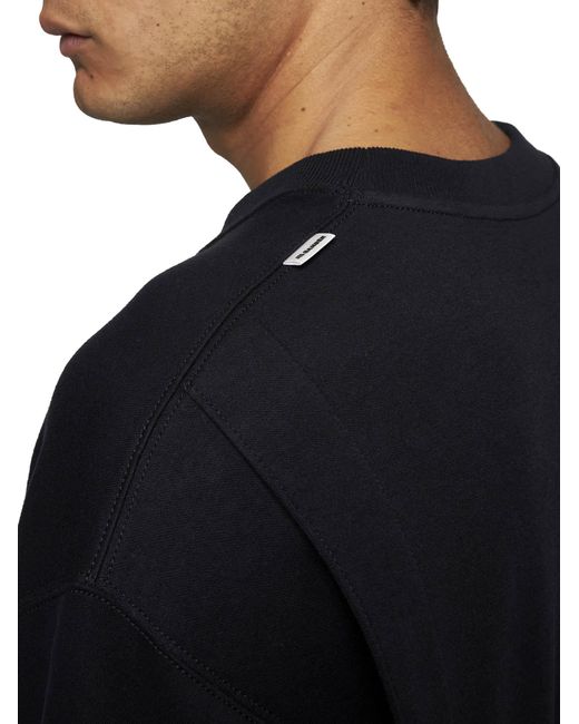 Felpa Girocollo di Jil Sander in Blue da Uomo