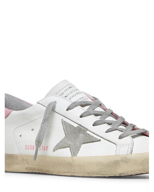 Golden Goose Deluxe Brand White Super-Star Sneakers
