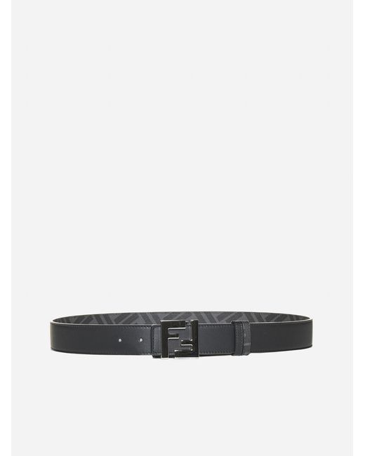 Fendi men's reversible shop belt
