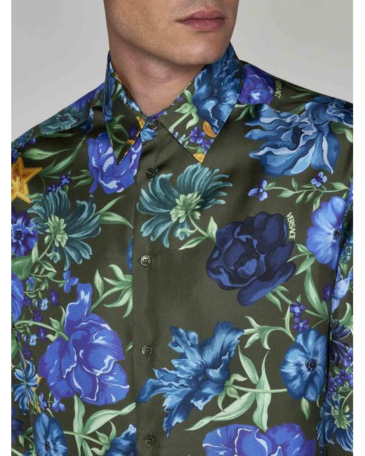 Versace Blue Shirts for men