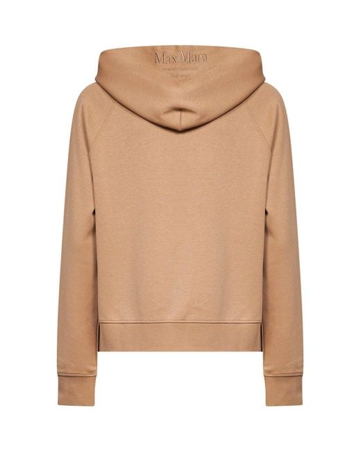 Max Mara Natural Camel Smmmarea Zip-Up Hoodie