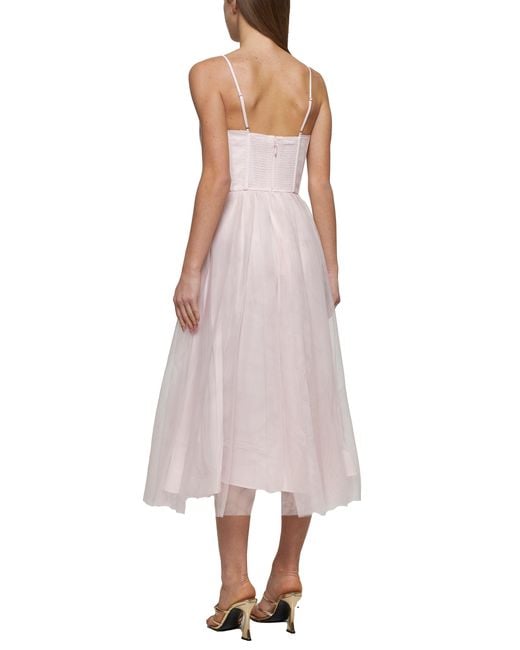 Zimmermann Pink Pale Tulle Midi Dress