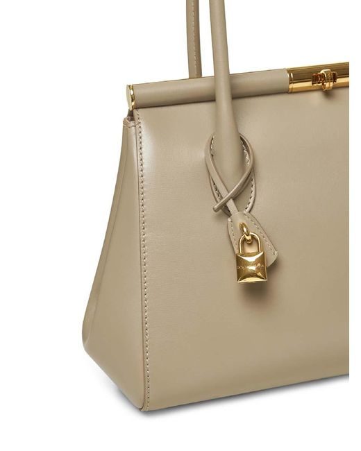 Dolce & Gabbana Natural Marlene Handbag