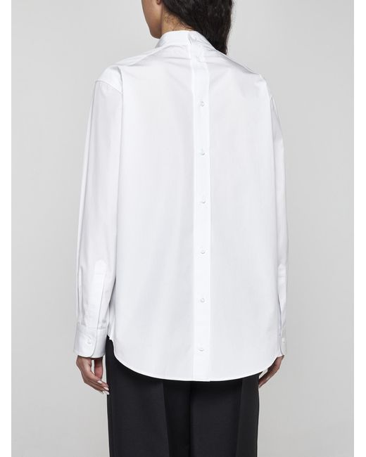 Fendi White Poplin Cotton Shirt