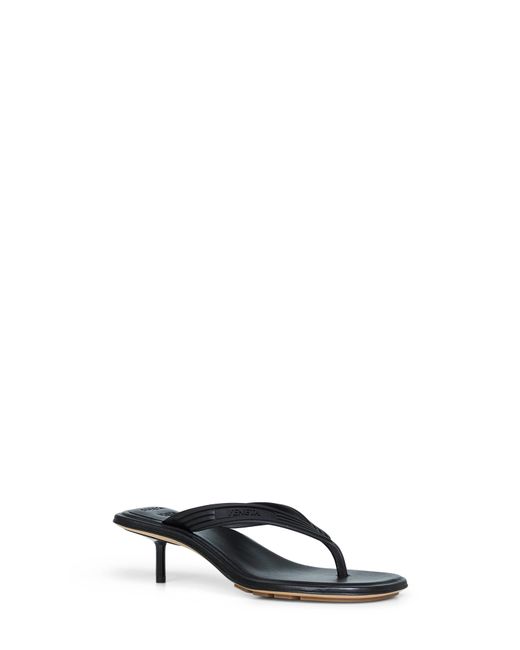 Bottega Veneta Multicolor Matte Rubber Sampieri Thong Sandals