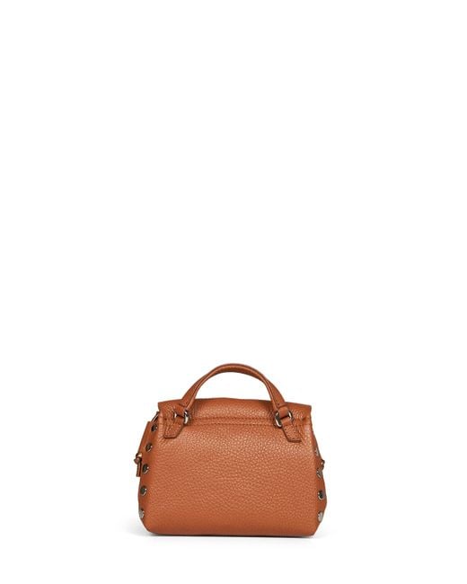 Zanellato Brown Pietra Ligure Postina Super Baby Handbag