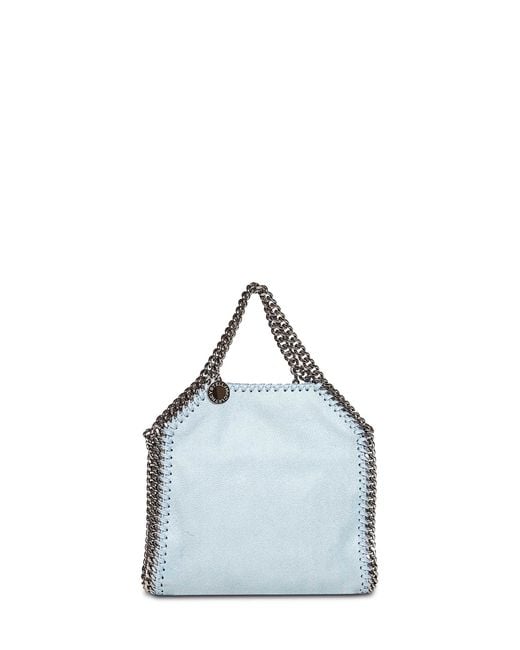 Stella McCartney Blue Ice Falabella Tiny Tote Bag
