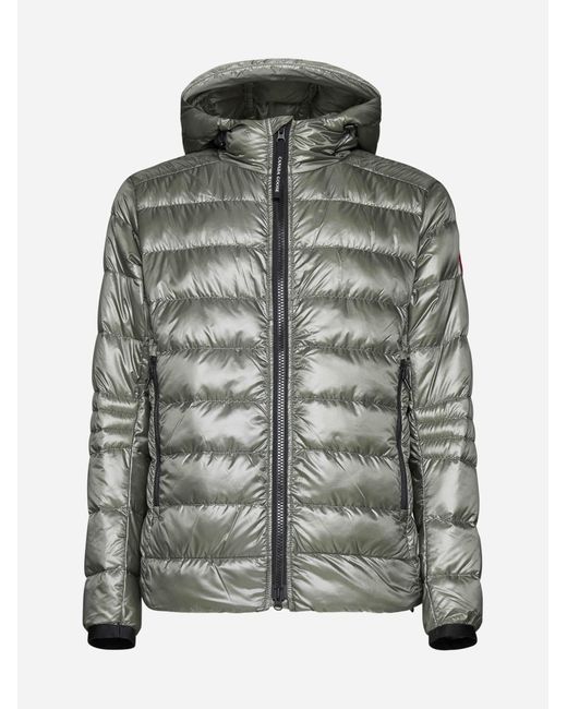 Canada Goose Green Crofton Hoody Down Jacket for men