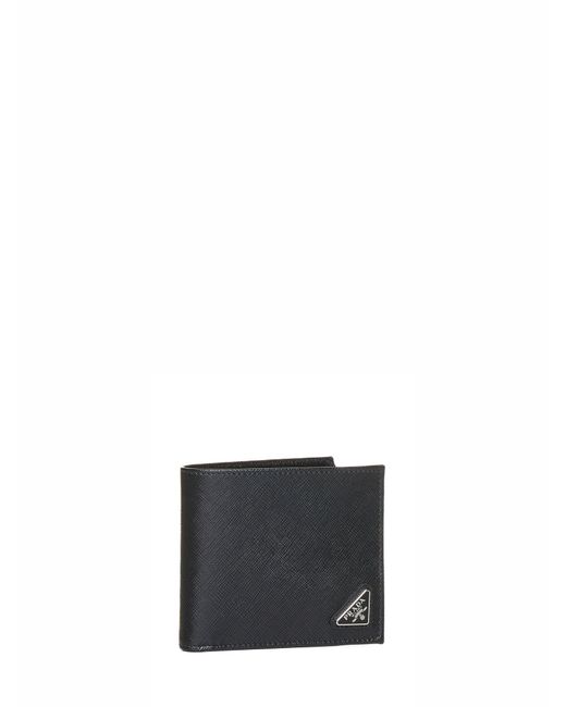 Prada White Saffiano Leather Wallet for men