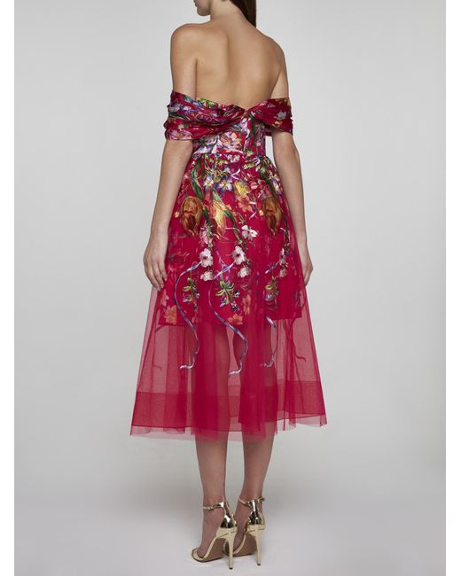 Marchesa Red Dresses