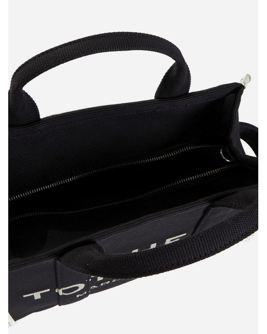 Marc Jacobs Black The Medium Tote Fabric Bag