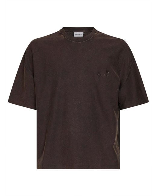Carhartt Black Tobacco Lambert T-Shirt for men