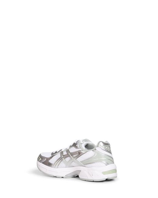 Asics White And Sage Frost Gel-1130 Sneakers
