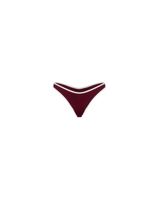 Mc2 Saint Barth Red Bikini Bottom Naomi